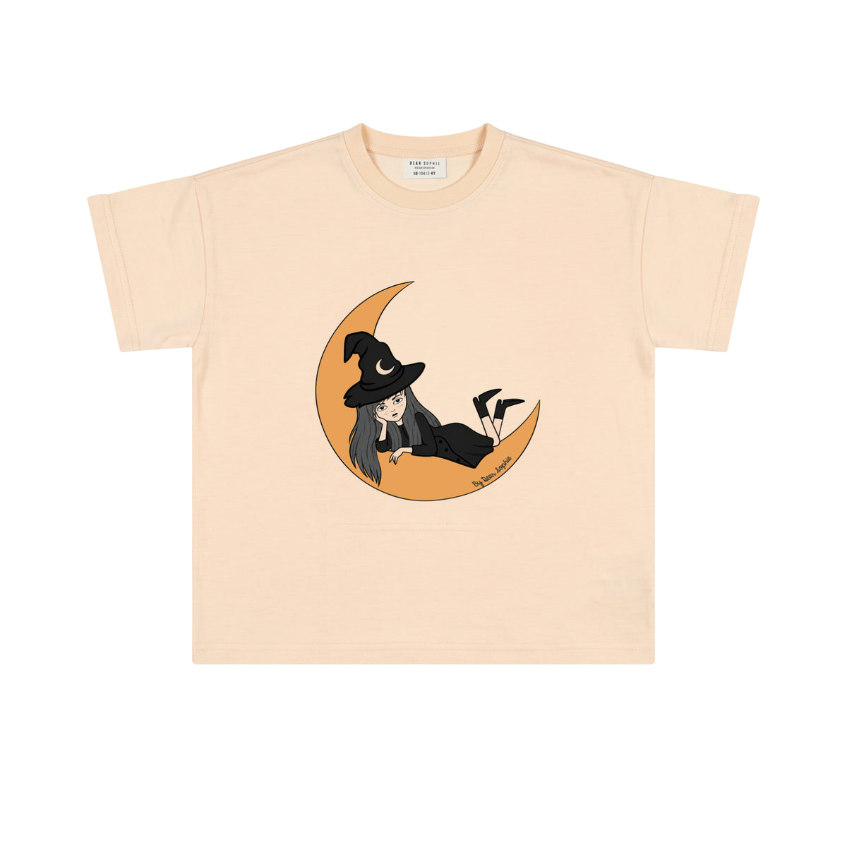 Luźny t-shirt dziecięcy Czarownica Masełkowa – DEAR SOPHIE – ujęcie 1