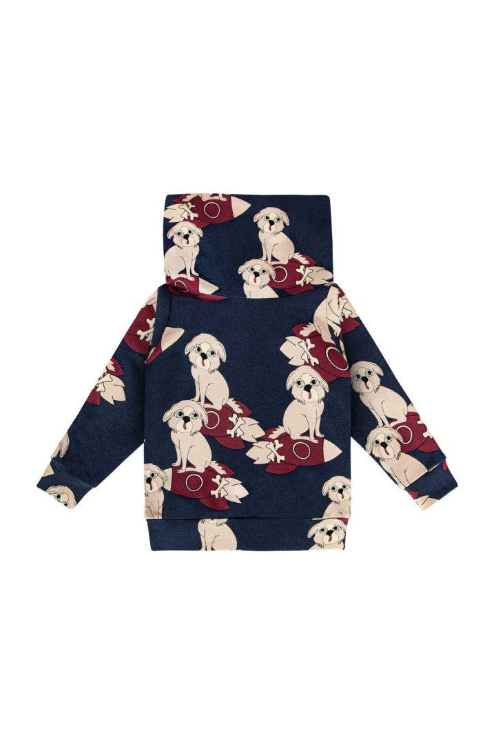 Bluza dziecięca z kominem Kosmopies Granat – DEAR SOPHIE