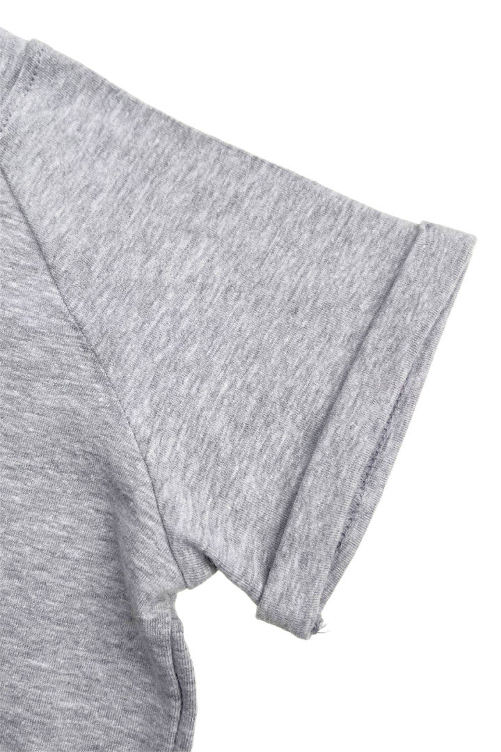 T-shirt dziecięcy oversize Orzeł Szary Melanż – ujęcie 4