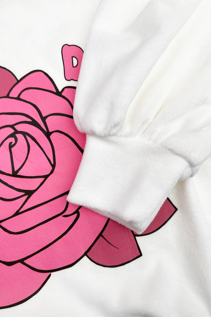 Bluza bufiasta dziecięca Róża Welurowa – ujęcie 5