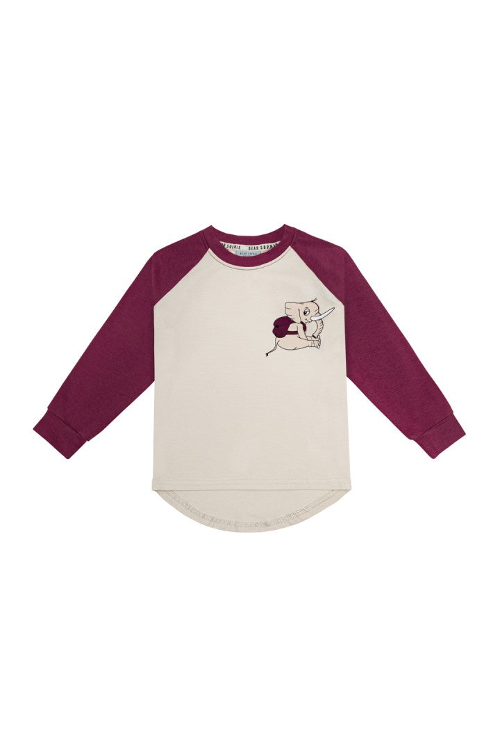 Longsleeve dziecięcy Słonik – DEAR SOPHIE