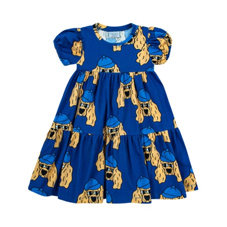 DOGGIE INDIGO PUFF DRESS