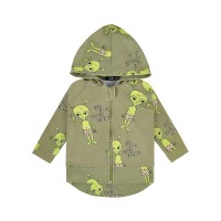 KOSMITEK ELO KHAKI BLUZA Z KAPTUREM