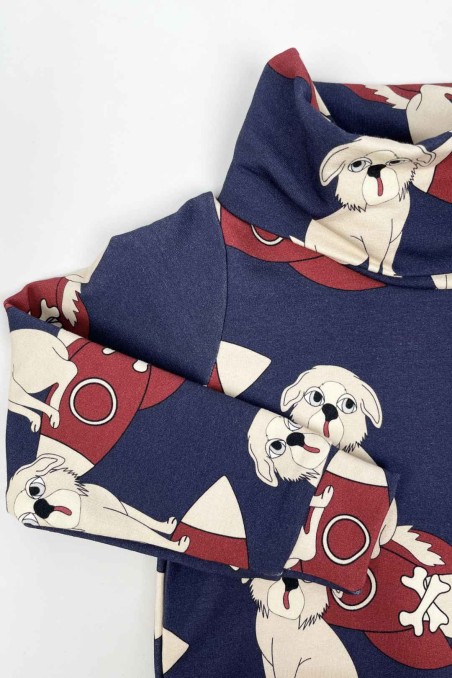 COSMODOG NAVY SNOOD SWEATSHIRT