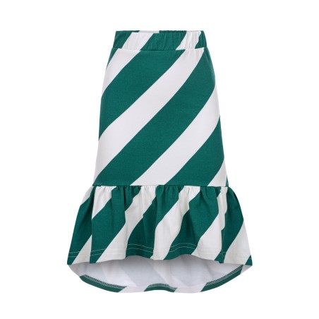 ZIELONE PASY DŁUGA SPÓDNICA