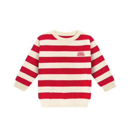 RED STRIPES SWEATER FOR KIDS