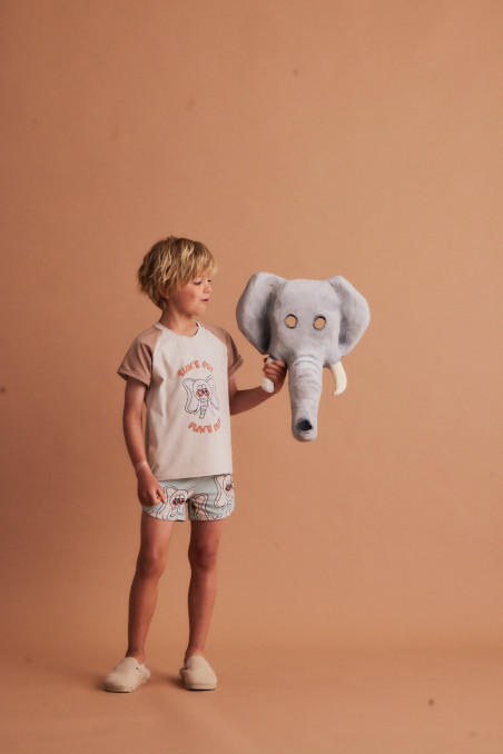 ELEPHANT BLUE SPORTY SHORTS