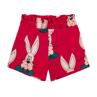 KRÓLIK CZERWONY SZORTY PAPERBAG
