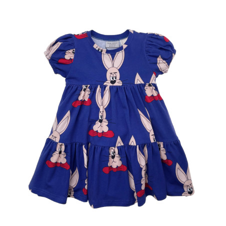 BUNNY BLUE PUFF DRESS