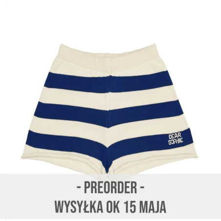 NAVY STRIPES SHORTS "FOR HER"