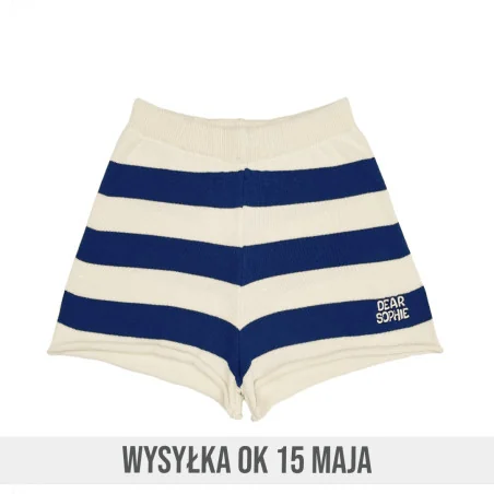 NAVY STRIPES SHORTS "FOR HER"