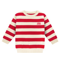CZERWONE PASY SWETER DZIECIĘCY