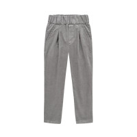 SZARE SZTRUKSOWE SPODNIE