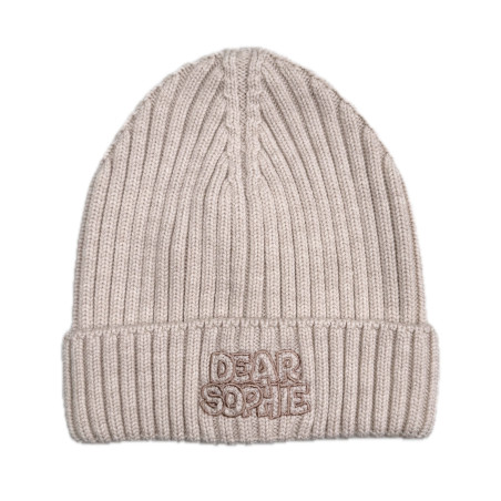 BEŻOWA CZAPKA MERINO