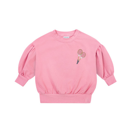 TENIS RÓŻOWY BLUZA BUFIASTA