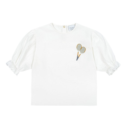 TENNIS FRILL SHIRT