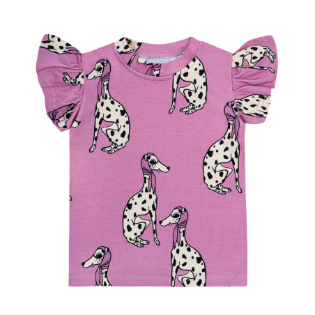 DALMATIAN PINK FRILL TANK