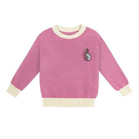 DALMATYŃCZYK RÓŻOWY SWETER