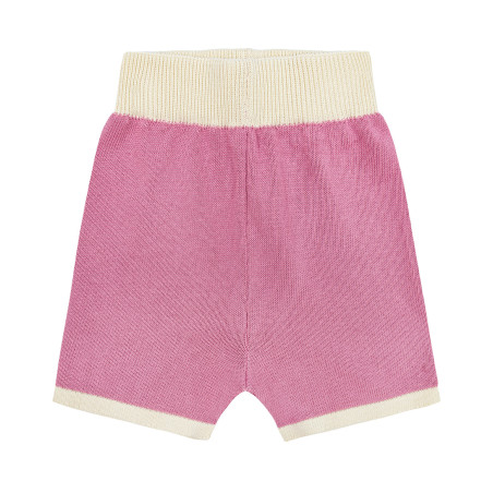 DALMATIAN PINK KNITTED SHORTS