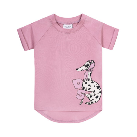 DALMATYŃCZYK RÓŻOWY T-SHIRT