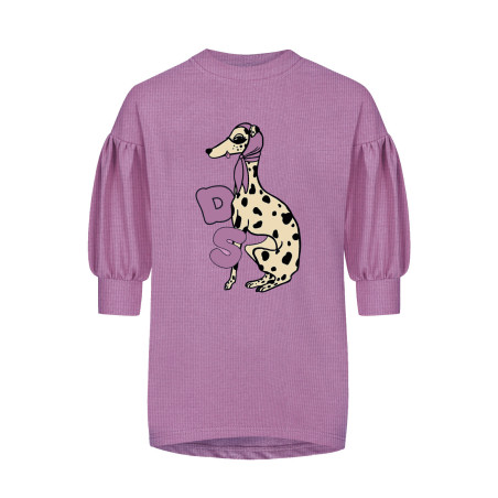 DALMATIAN WAFFLE PUFF TUNIC