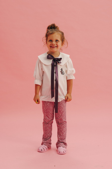 DALMATIAN FRILL SHIRT