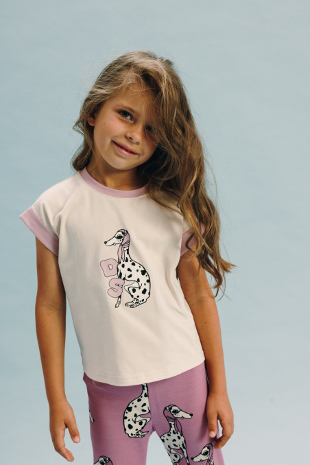 DALMATIAN ECRU T-SHIRT