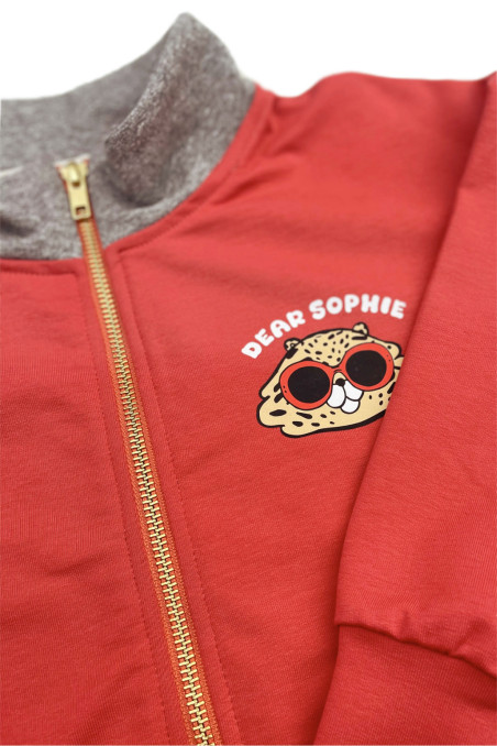 HAMSTER RED BRICK ZIP JACKET