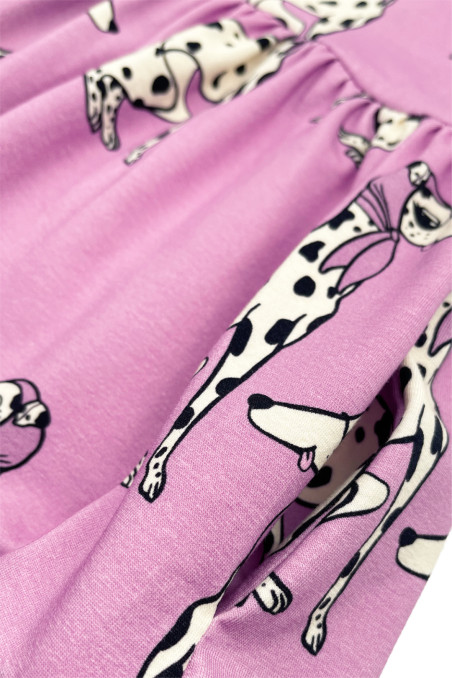 DALMATIAN PINK PUFF DRESS