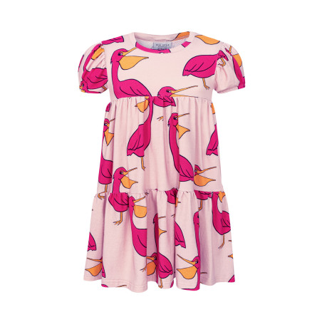 PELICAN BEIGE PUFF DRESS