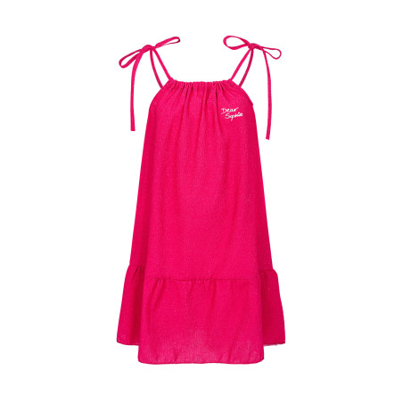 PINK STRAPPY DRESS