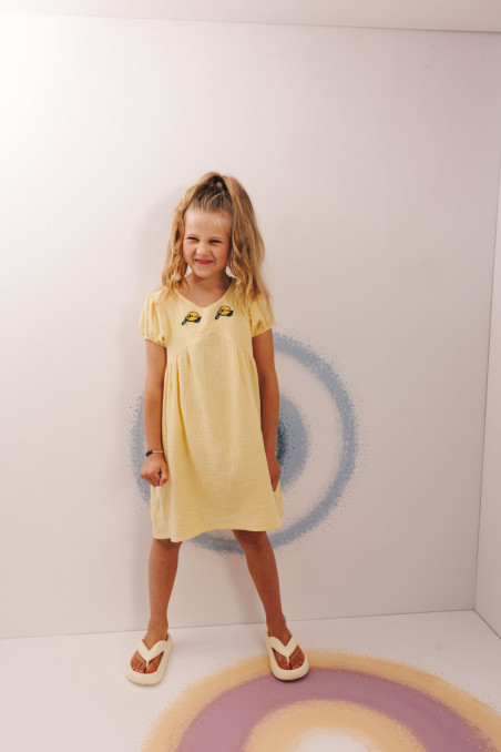 LEMON PUFF DRESS