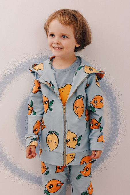 LEMON BLUE HOODIE