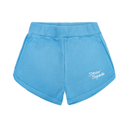 BLUE WAFFLE SPORTY SHORTS