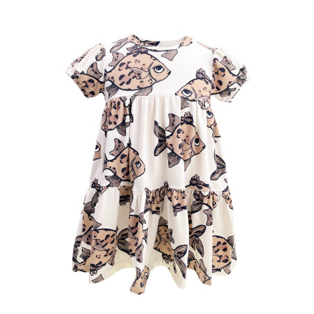LEOFISH LIGHT PUFF DRESS