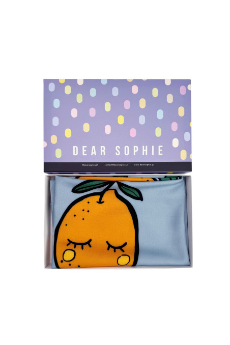 LEMON BLUE BAMBOO BLANKET