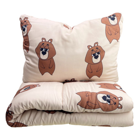 BEAR FILLED BEDDING SET