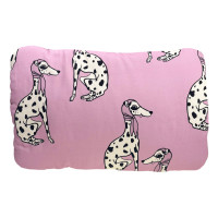 DALMATIAN PINK FLAT PILLOW