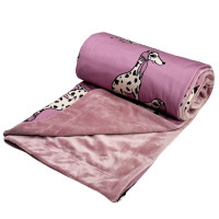 DALMATIAN PINK BLANKET