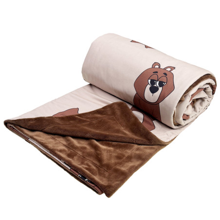 BEAR BEIGE BLANKET