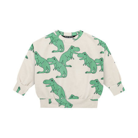 T-REX ZIELONY BLUZA OVERSIZE