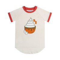 CHOCOLATE OFF-WHITE T-SHIRT