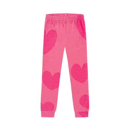 HEARTS PINK PYJAMAS BOTTOM