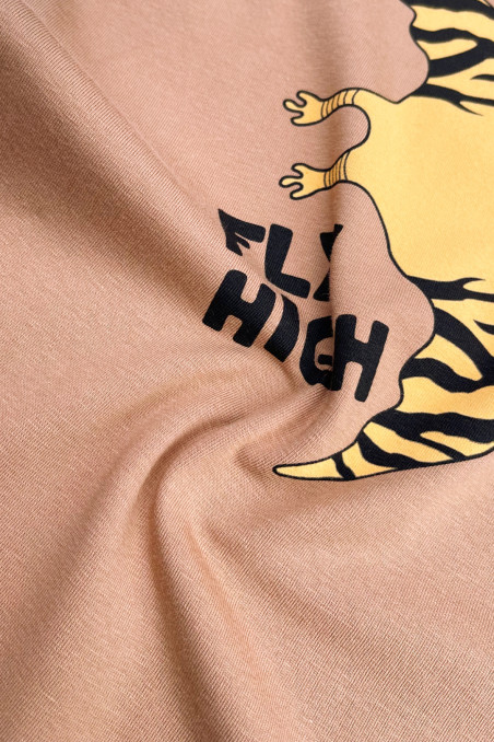 PTERODACTYL CARAMEL T-SHIRT