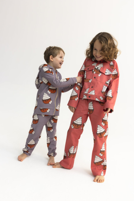 CHOCOLATE RED BRICK PANTS