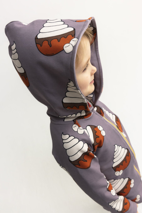 CHOCOLATE TAUPE HOODIE