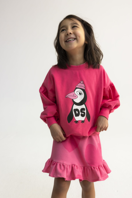 PENGUIN PINK PUFF SWEATSHIRT