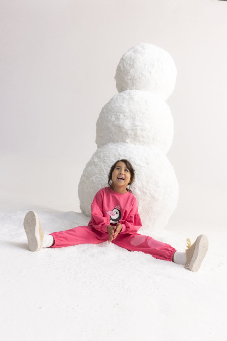 RÓŻOWE SZEROKIE SPODNIE