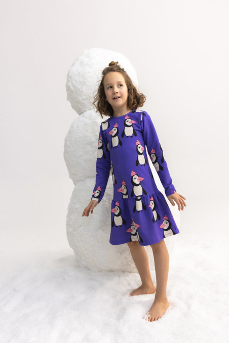 PENGUIN VIOLET DRESS