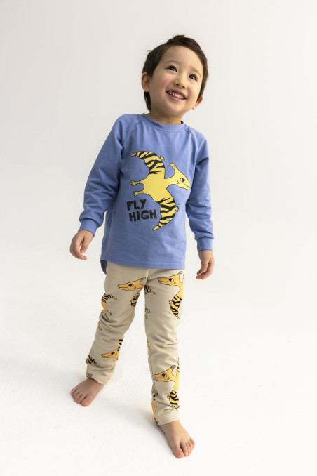 PTERODACTYL BLUE LONGSLEEVE